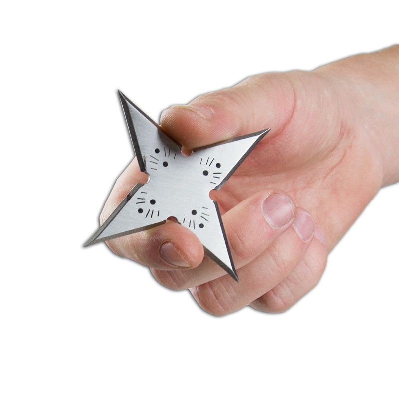 There are two five-point stars and an additional two four point stars