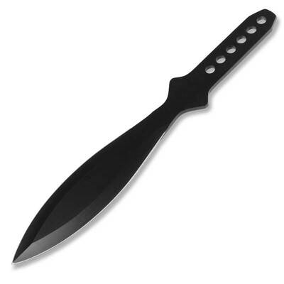 These large black steel knives come as a set of three