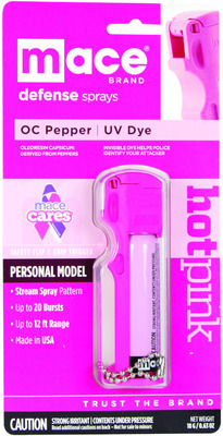 MACE Hot Pink OC Pepper Spray with UV Dye