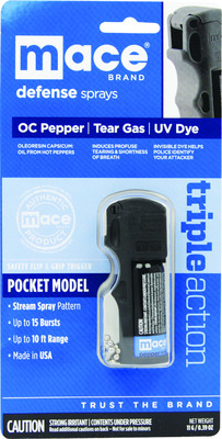 MACE Triple Action with Tear Gas & UV Marking Dye